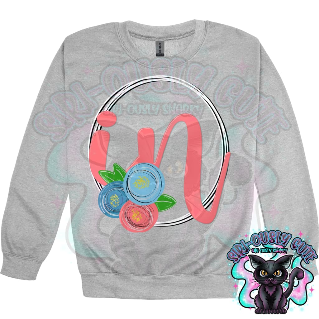 Sweet Floral State Initials - All 50 States 50 States