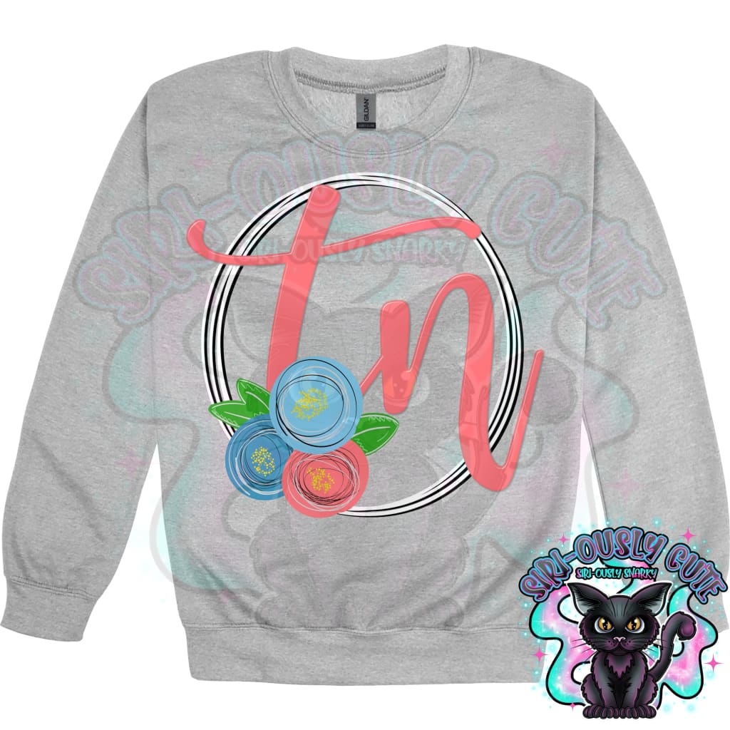 Sweet Floral State Initials - All 50 States 50 States