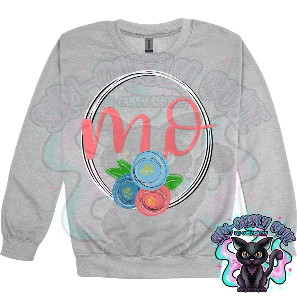 Sweet Floral State Initials - All 50 States 50 States