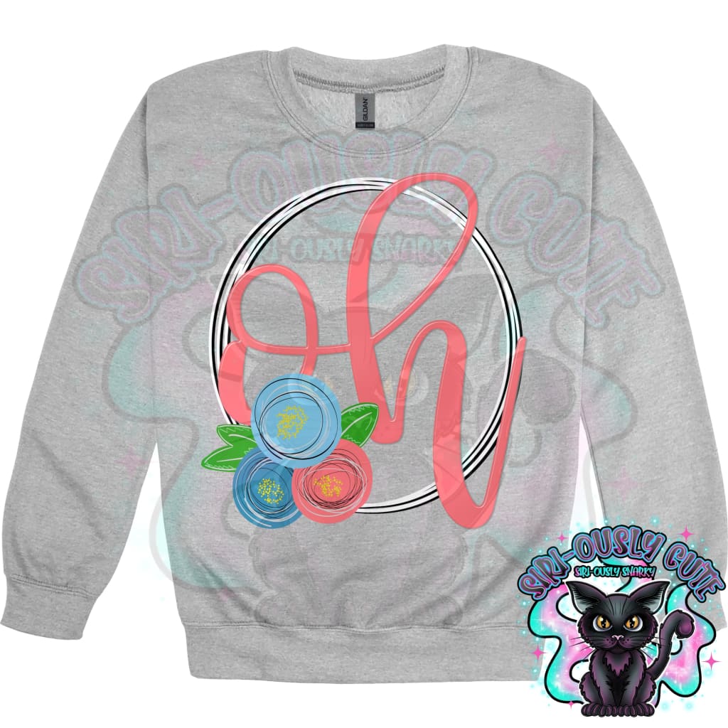 Sweet Floral State Initials - All 50 States 50 States