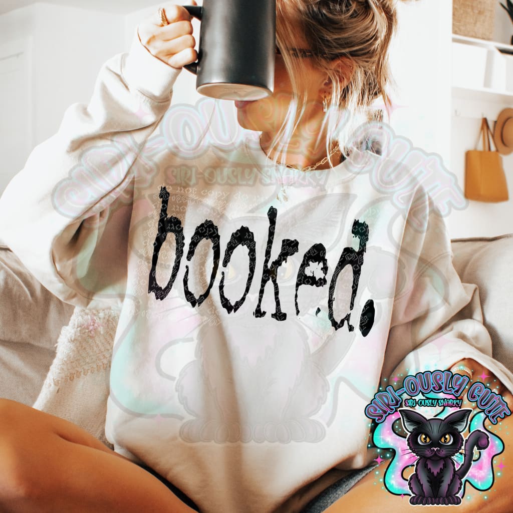 Typography Booked Clothing