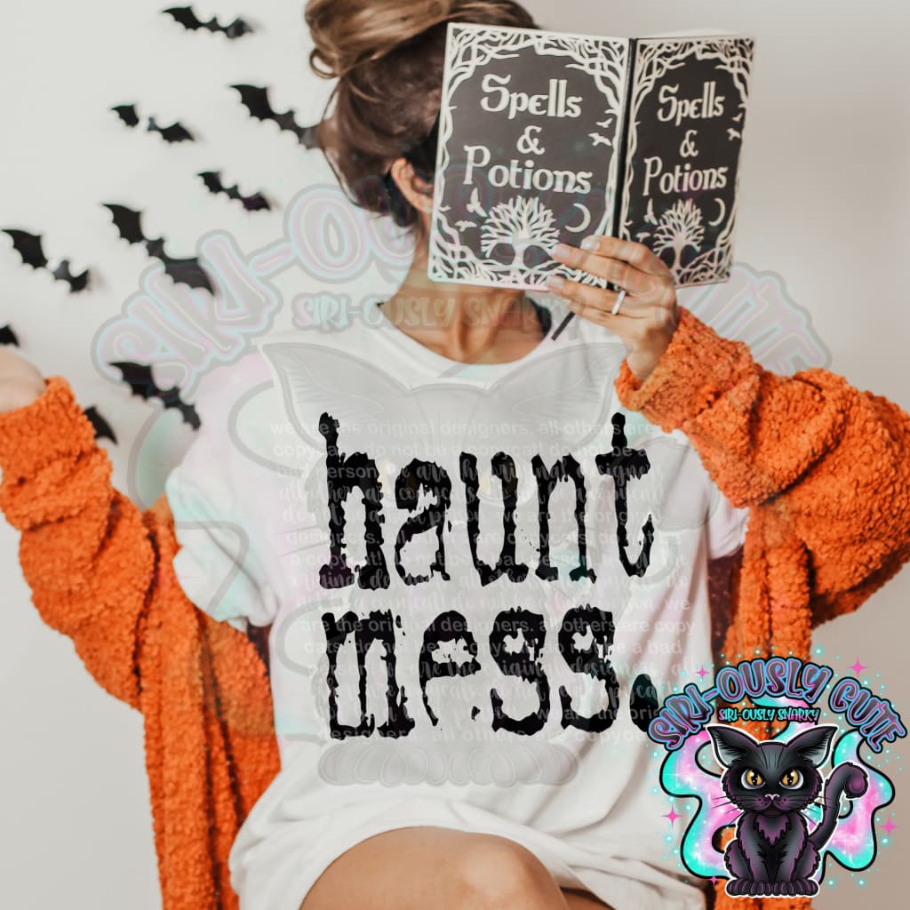 Typography Haunt Mess Clothing