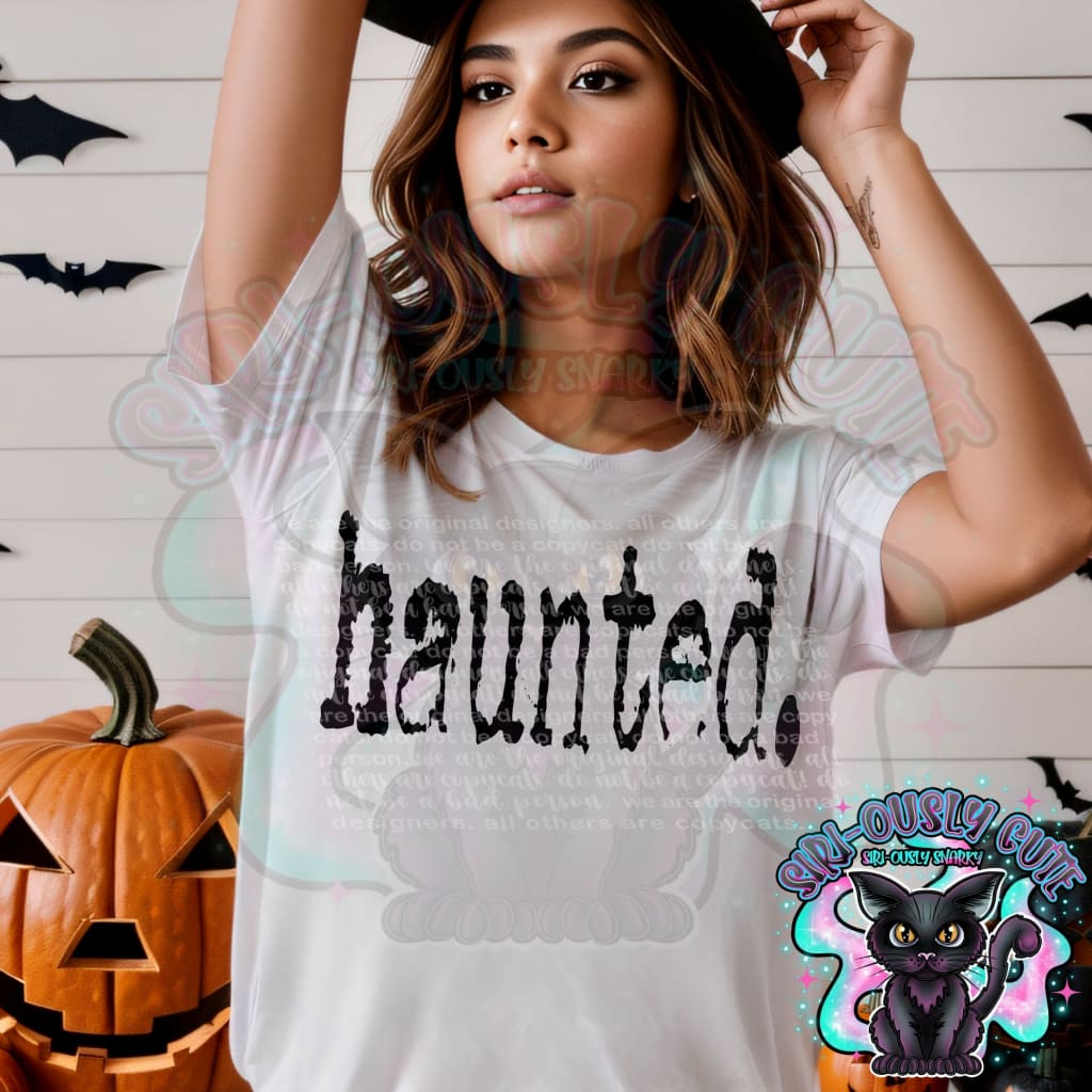 Typography Haunted Clothing