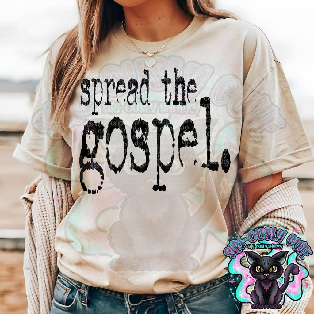 Typography Spread The Gospel Clothing