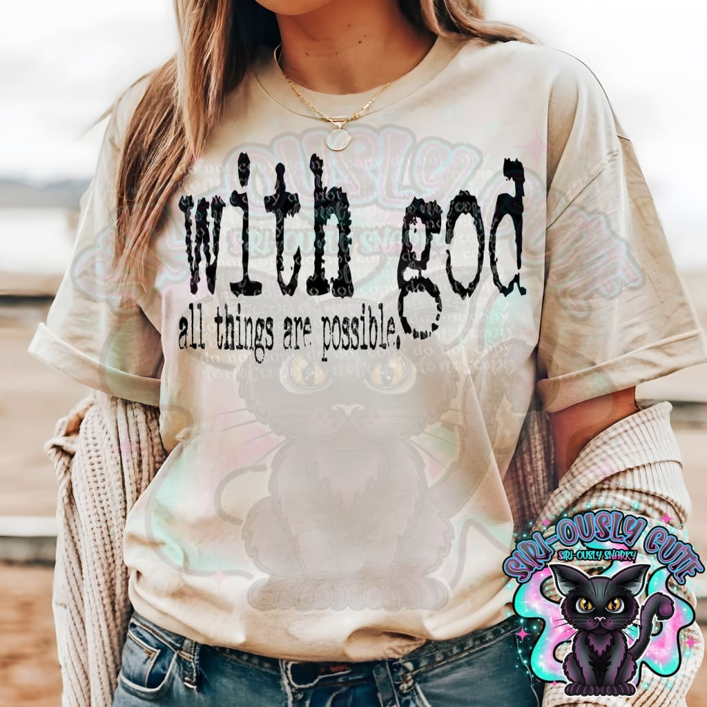 Typography With God Clothing