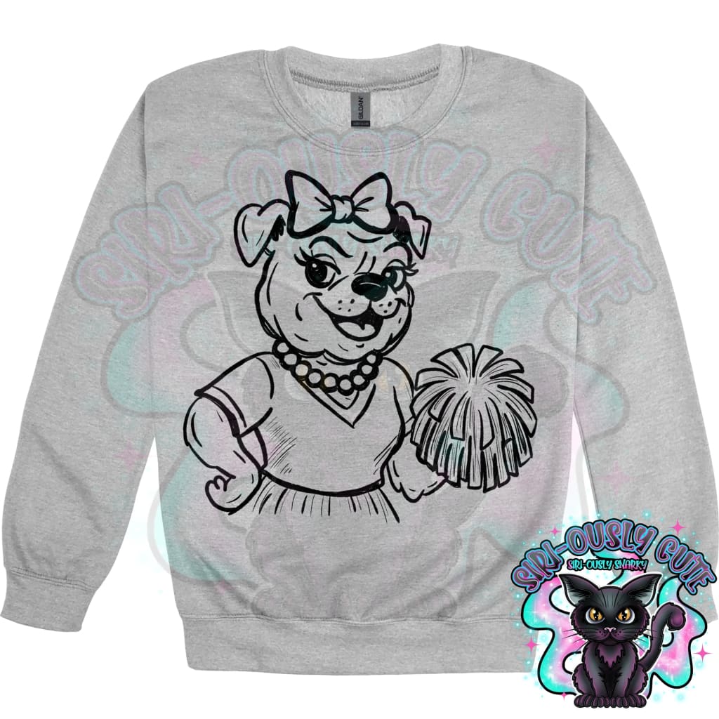 Vintage Cheer Mascots Bulldog Mascot