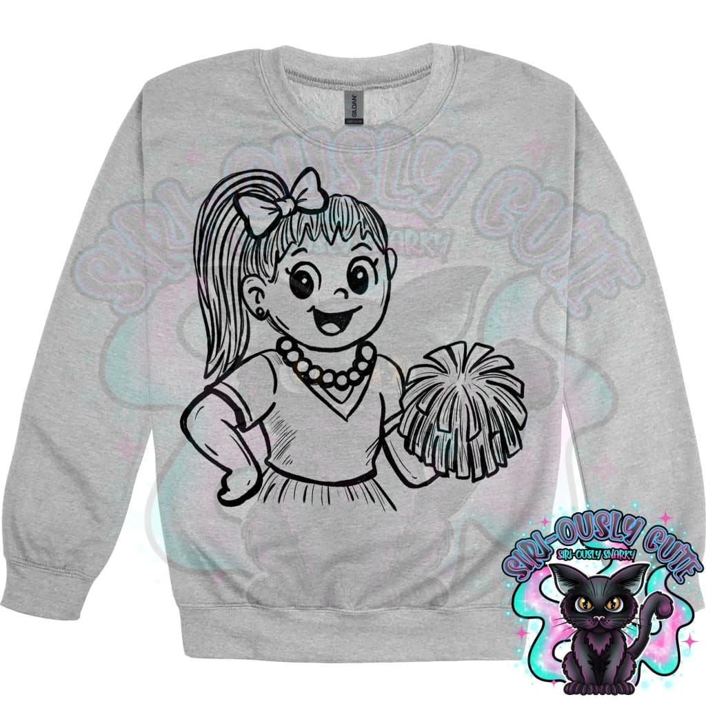 Vintage Cheer Mascots Cheerleader Mascot