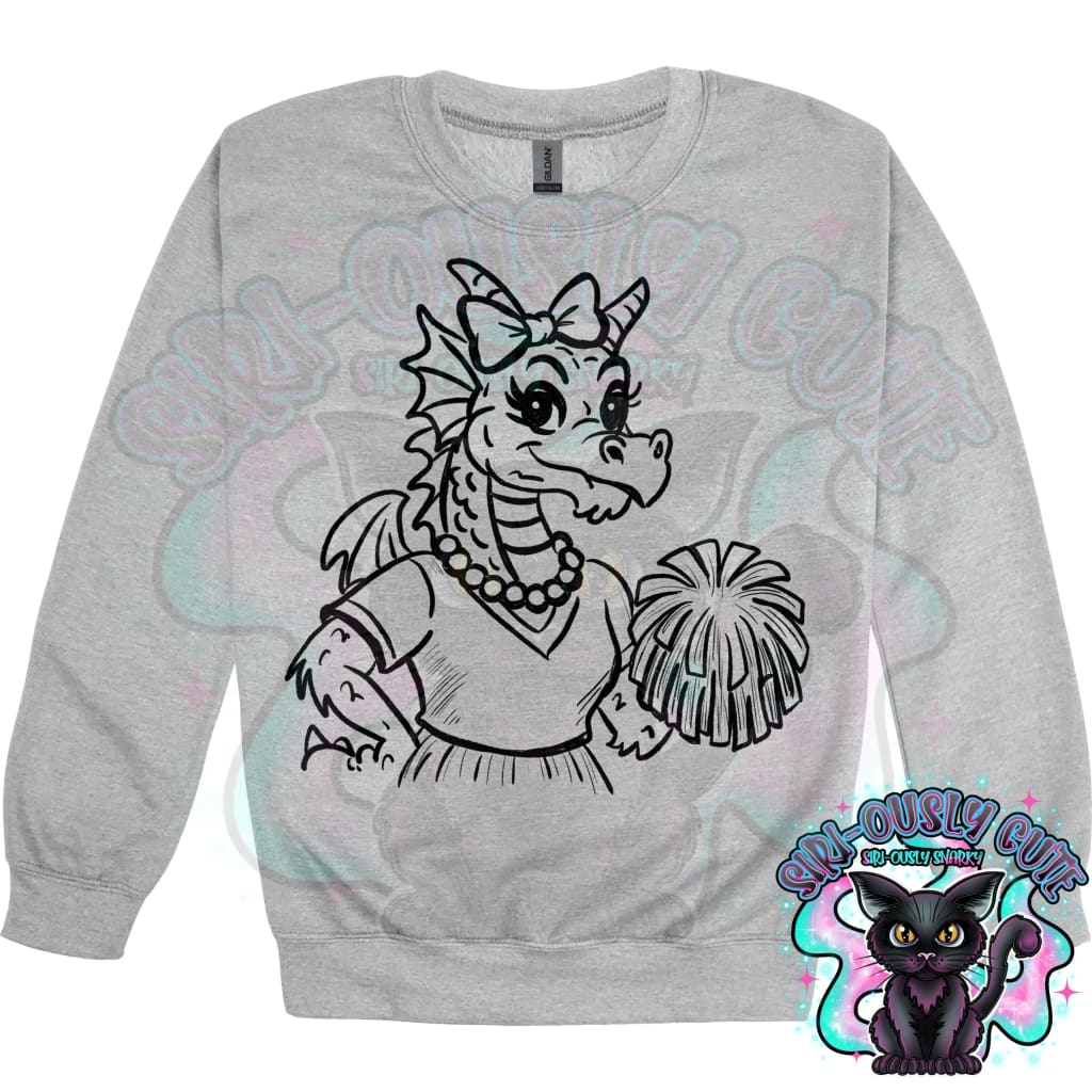 Vintage Cheer Mascots Dragon Mascot