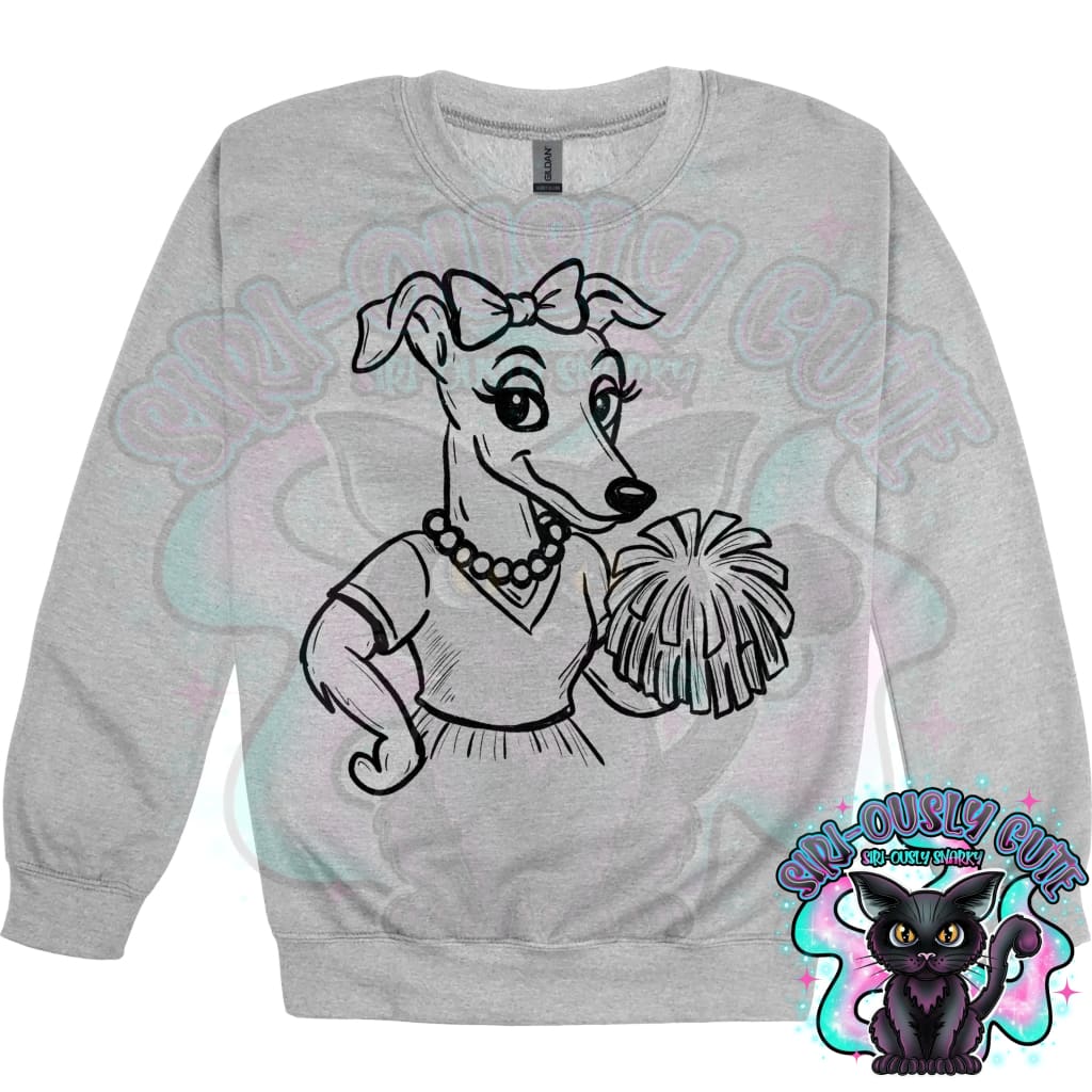 Vintage Cheer Mascots Greyhound Mascot