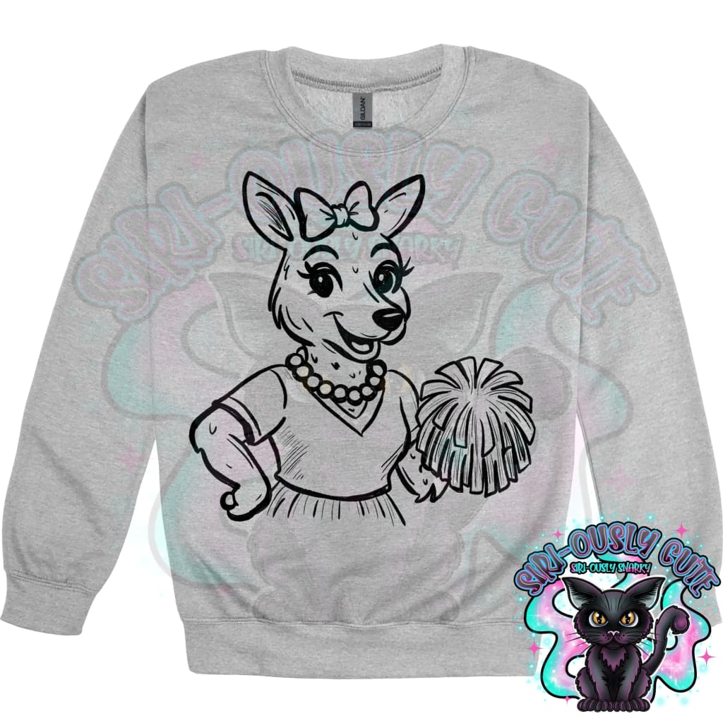 Vintage Cheer Mascots Kangaroo Mascot