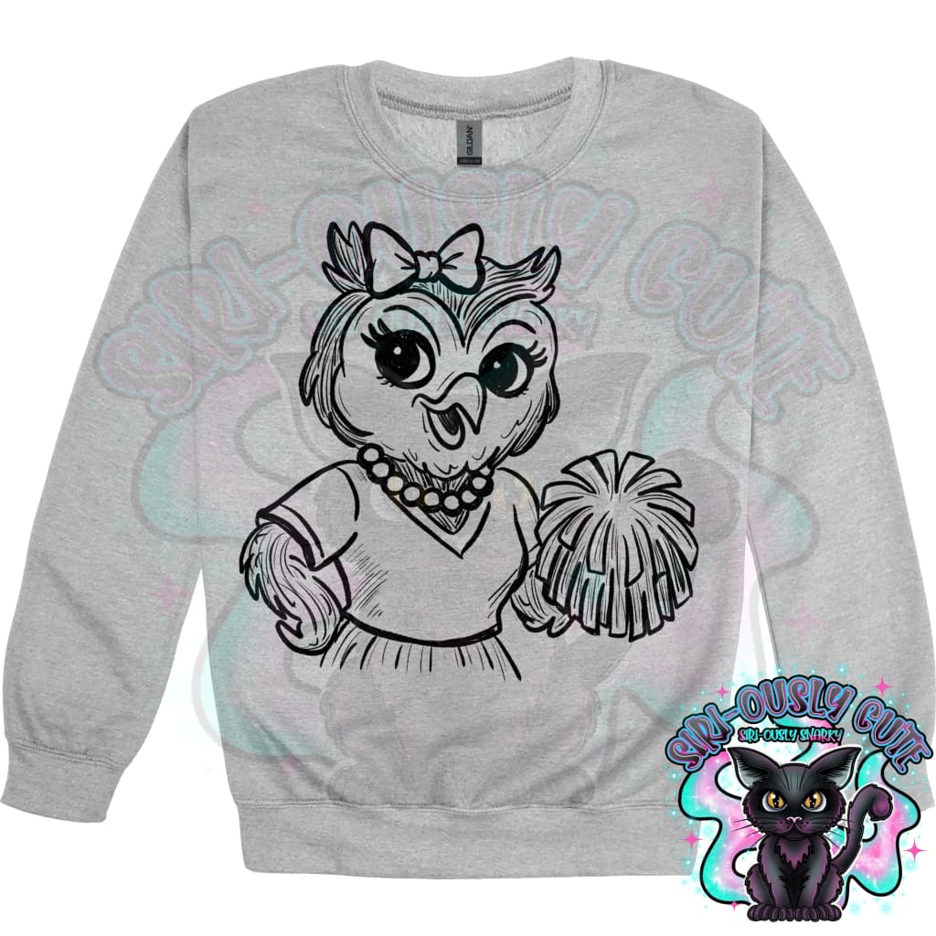 Vintage Cheer Mascots Owl Mascot