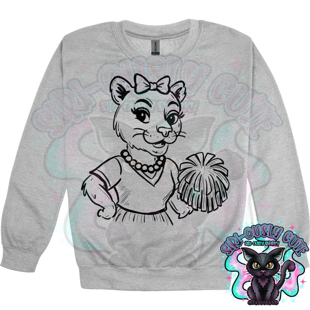 Vintage Cheer Mascots Panther Mascot