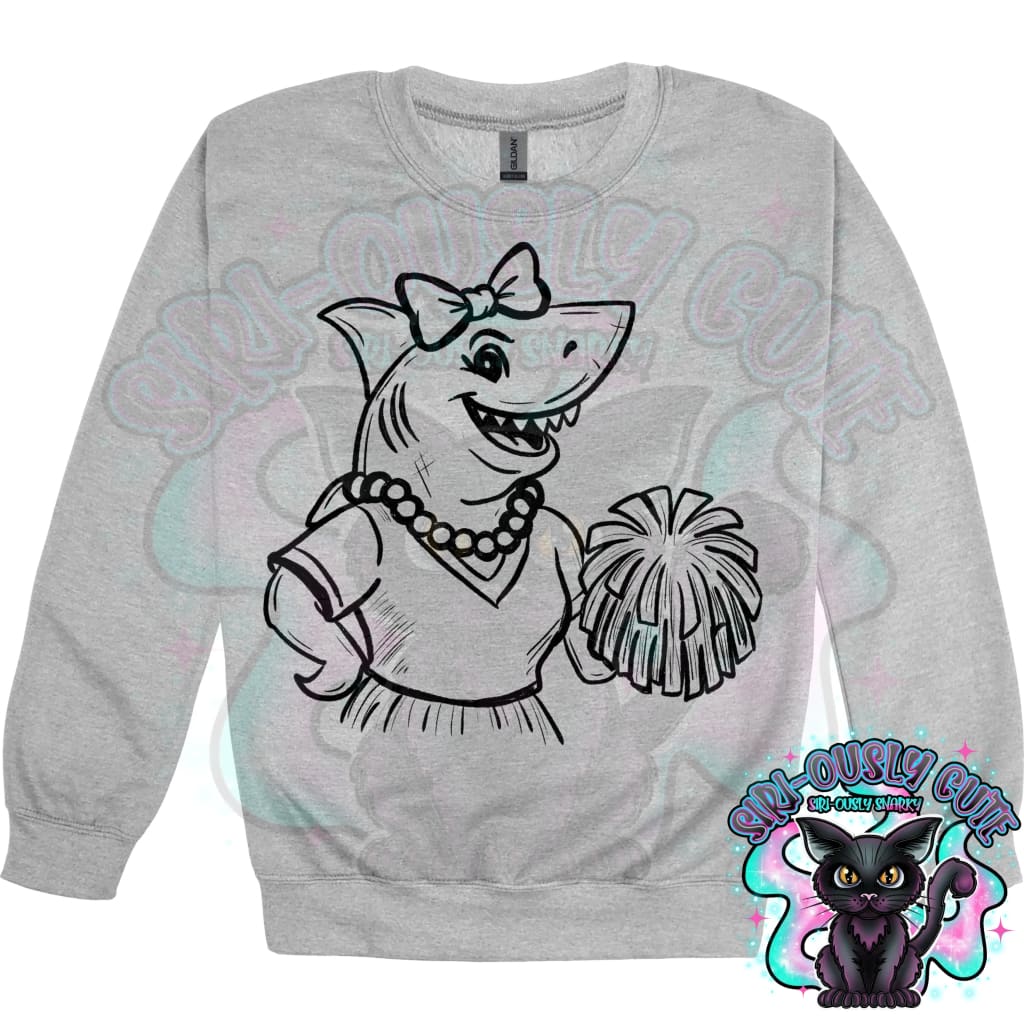 Vintage Cheer Mascots Shark Mascot