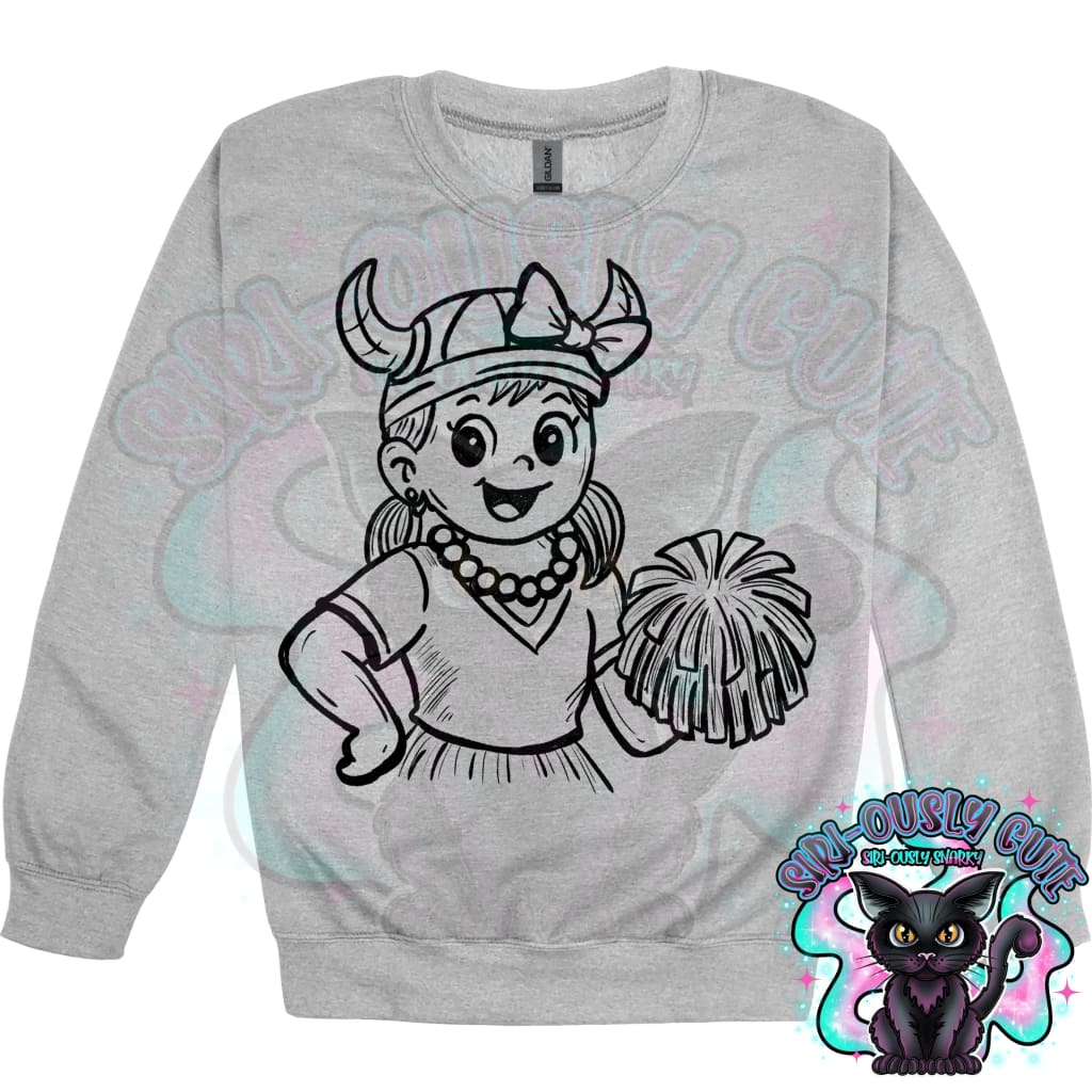 Vintage Cheer Mascots Viking Mascot