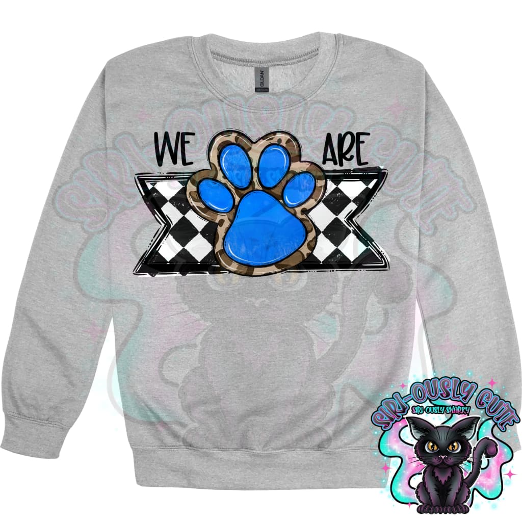 We Are Paw Blank Blue Mascot