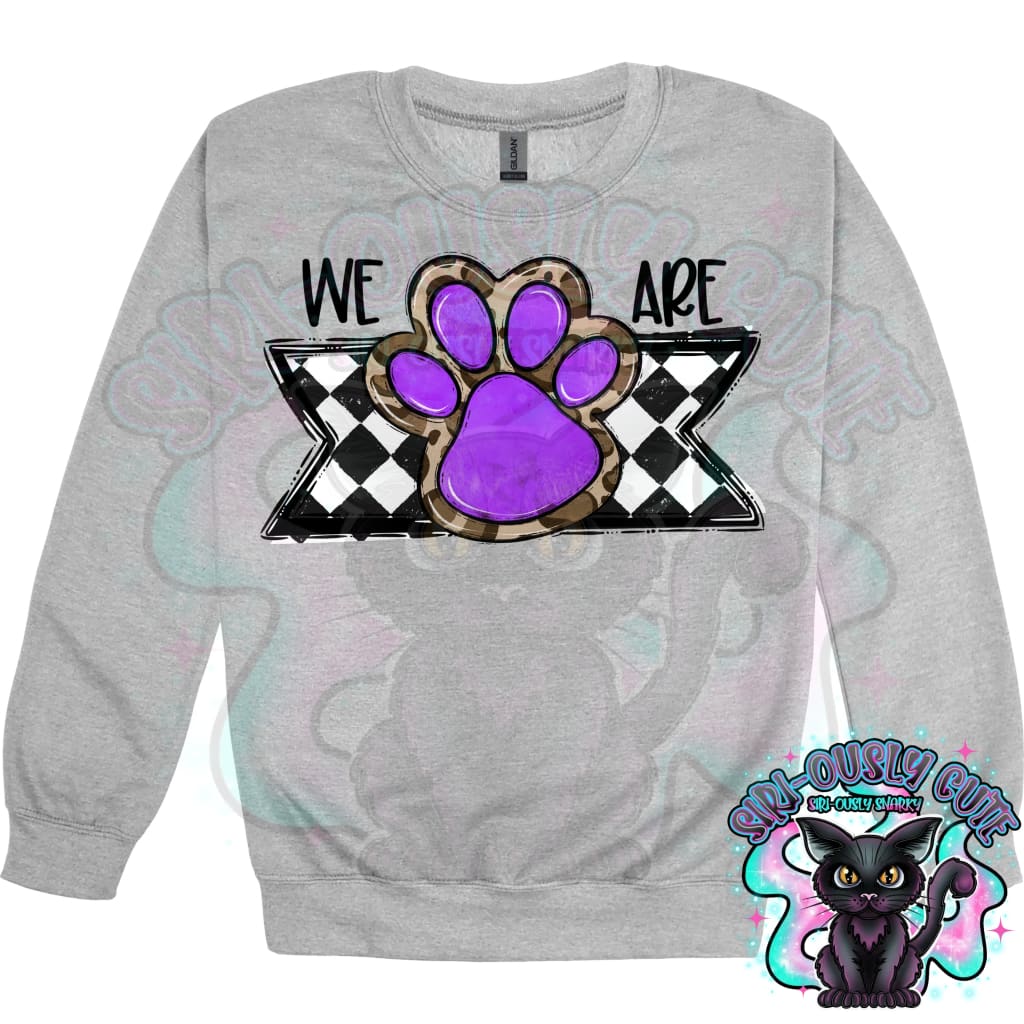 We Are Paw Blank Purple Mascot