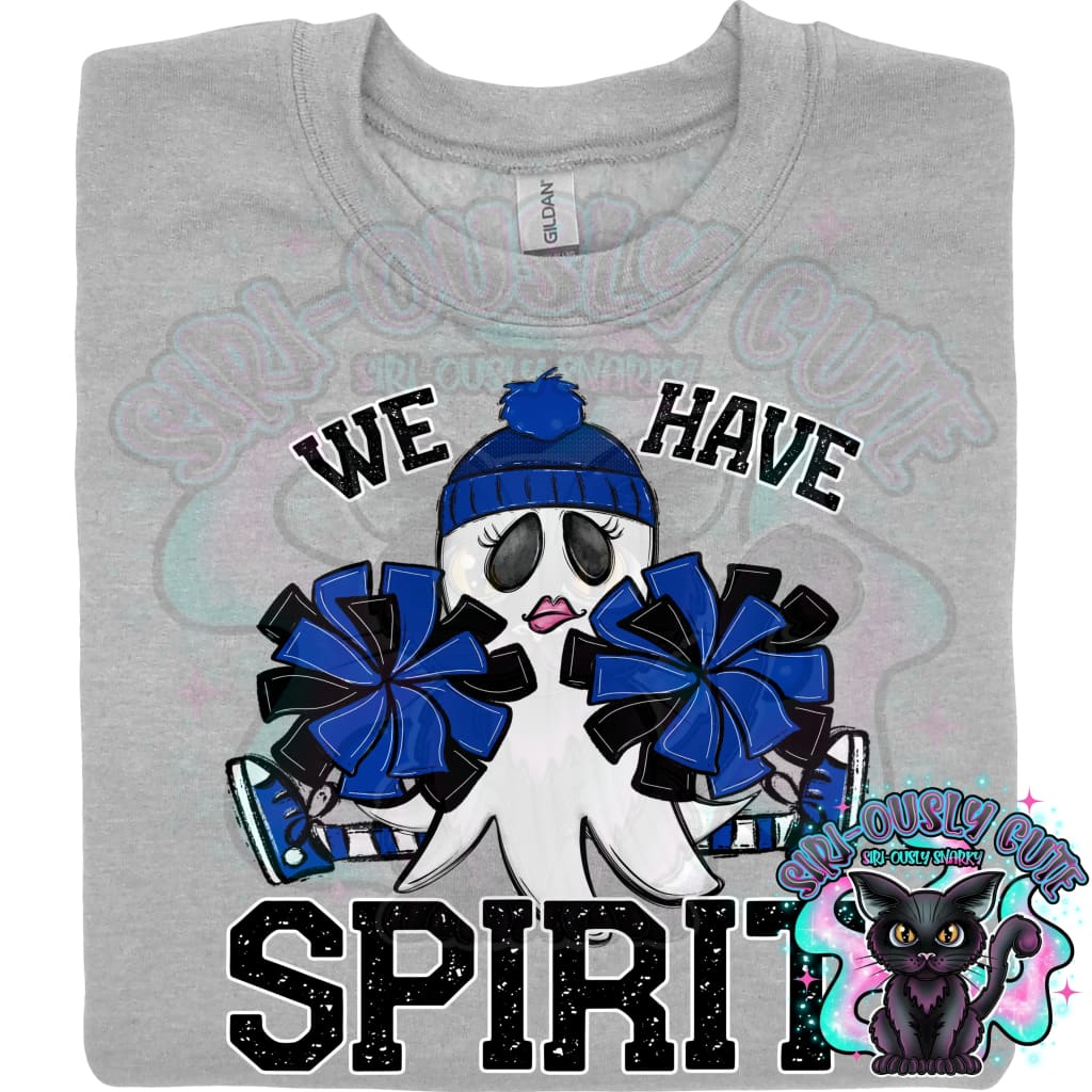 We Have Spirit Ghost Cheerleader Royal Mascot