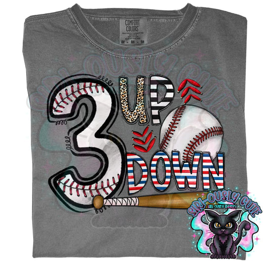 3 Up Down Mascot
