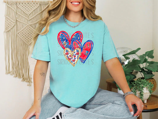 4th of july hearts 3
