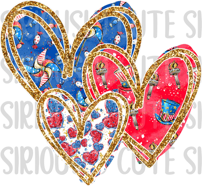 4th of july hearts 2