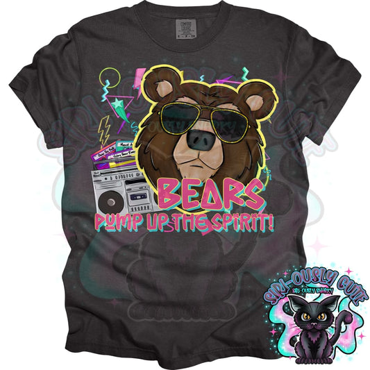 90s Pump up The Volume Bears Mascot