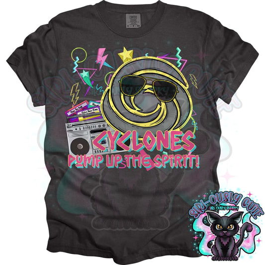 90s Pump up The Volume Cyclones Mascot