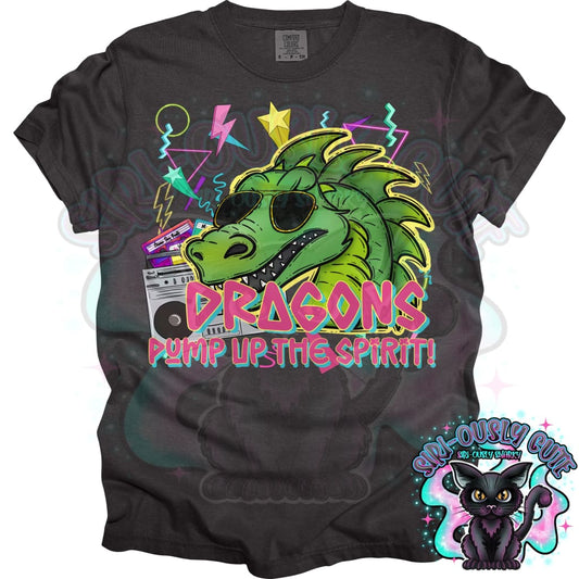 90s Pump up The Volume Dragons Mascot