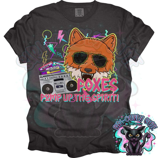 90s Pump up The Volume Foxes Mascot
