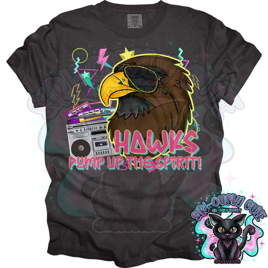 90s Pump up The Volume Hawks Mascot