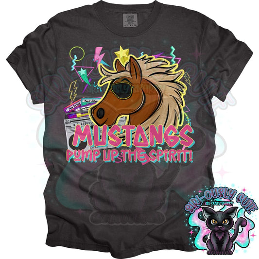 90s Pump up The Volume Mustangs Mascot