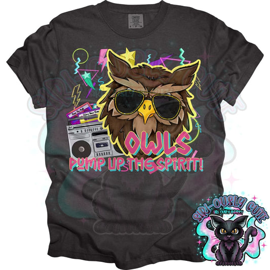 90s Pump up The Volume Owls Mascot