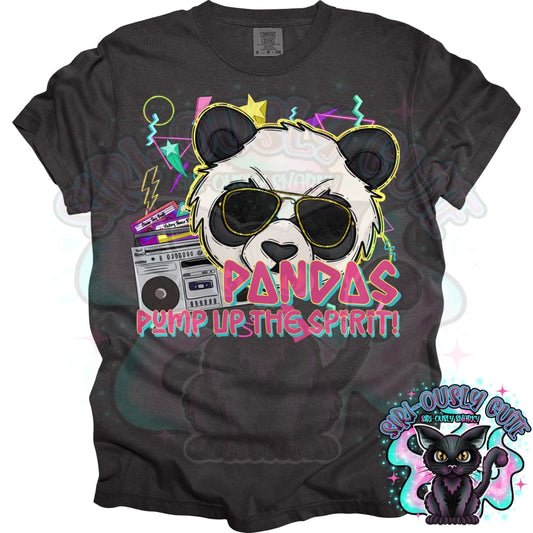 90s Pump up The Volume Pandas Mascot