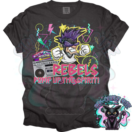 90s Pump up The Volume Rebels 2 Mascot