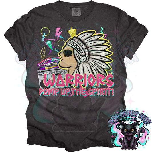 90s Pump up The Volume Warriors Mascot
