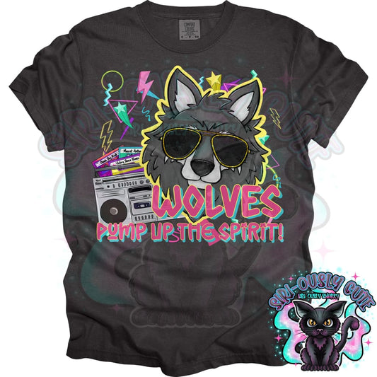 90s Pump up The Volume Wolves Mascot