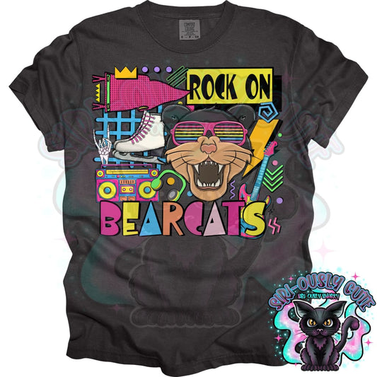 90S Rock On Bearcats Ice Skating Mascot