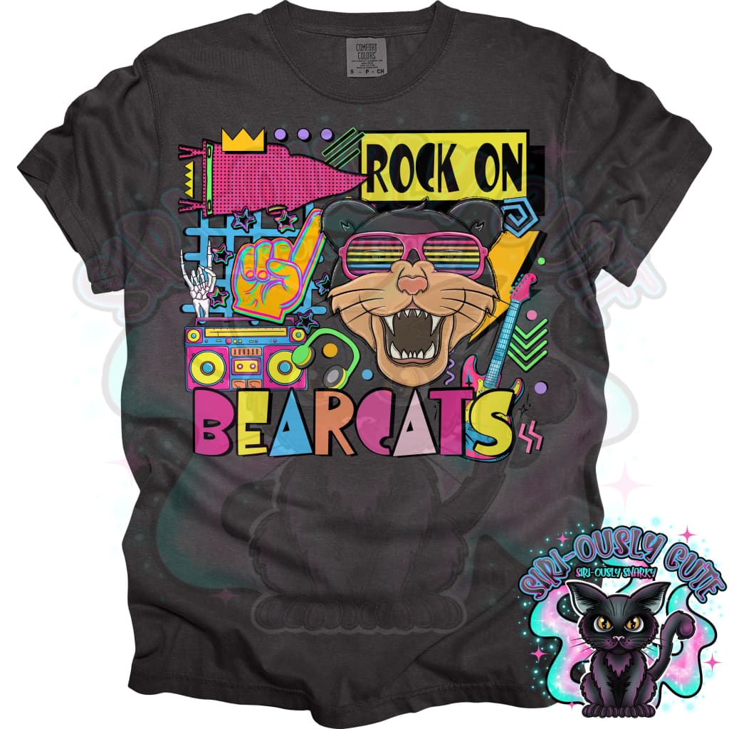 90S Rock On Bearcats Mascot