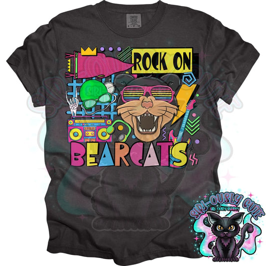 90S Rock On Bearcats Swimming Mascot