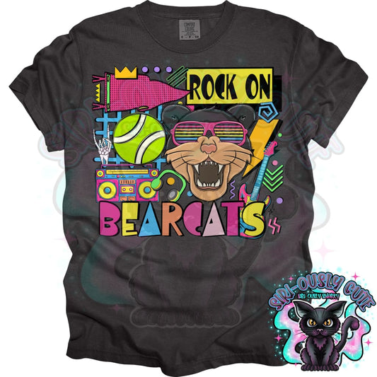 90S Rock On Bearcats Tennis Mascot