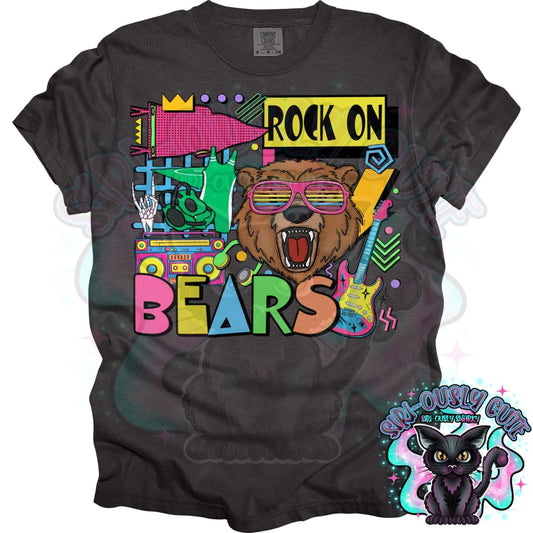 90S Rock On Bears Wrestling Mascot