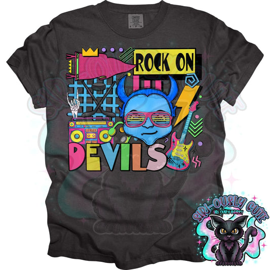 90S Rock On Blue Devils Hockey Mascot