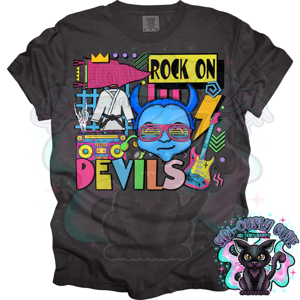 90S Rock On Blue Devils Karate Mascot