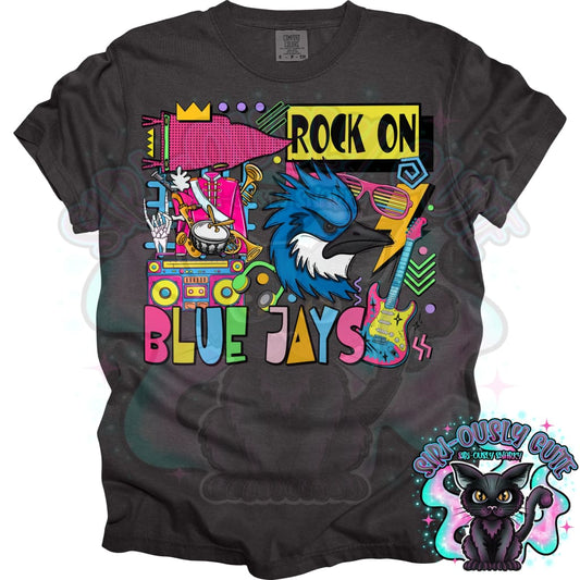 90S Rock On Blue Jays Marching Band Mascot