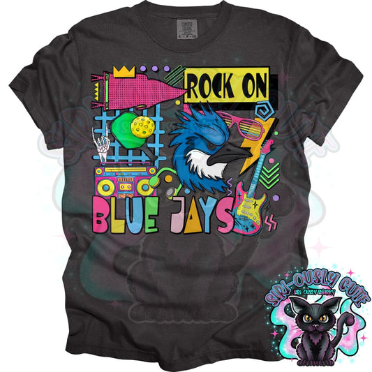 90S Rock On Blue Jays Pickleball Mascot