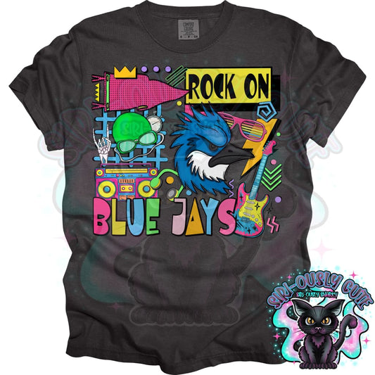 90S Rock On Blue Jays Swim Mascot