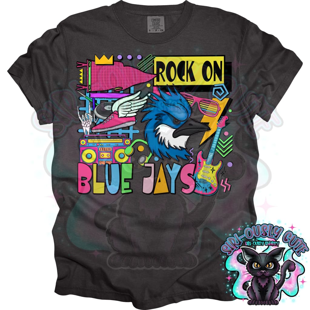 90S Rock On Blue Jays Track And Field Mascot