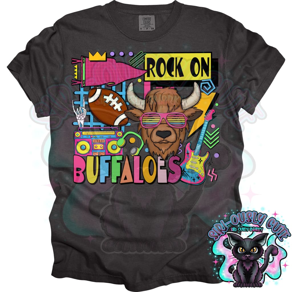 90S Rock On Buffaloes 2 Football Mascot