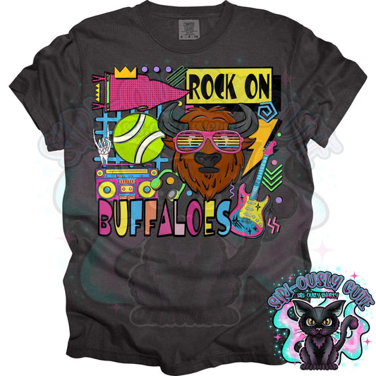 90S Rock On Buffaloes Tennis Mascot