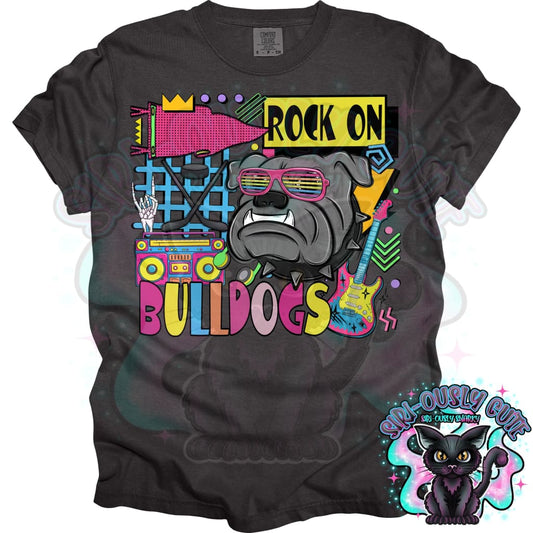 90S Rock On Bulldogs Hockey Mascot