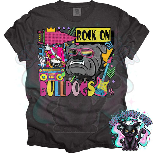 90S Rock On Bulldogs Marching Band Mascot